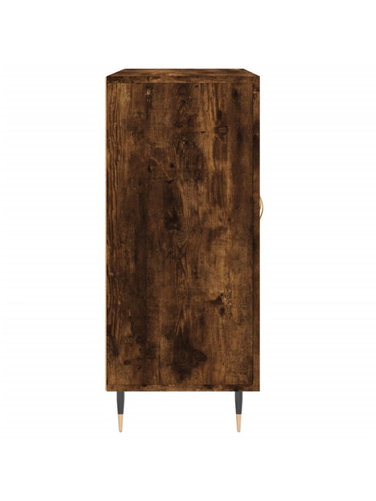 Příborník kouřový dub 90 x 34 x 80 cm kompozitní dřevo