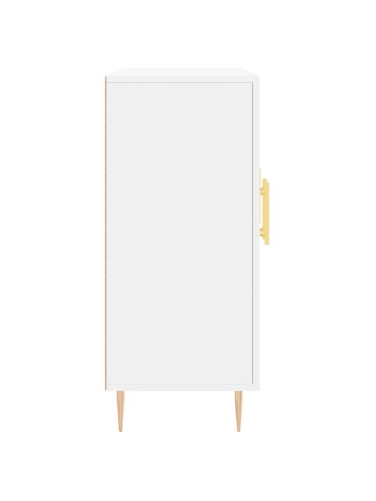 Příborník bílý 90 x 34 x 80 cm kompozitní dřevo