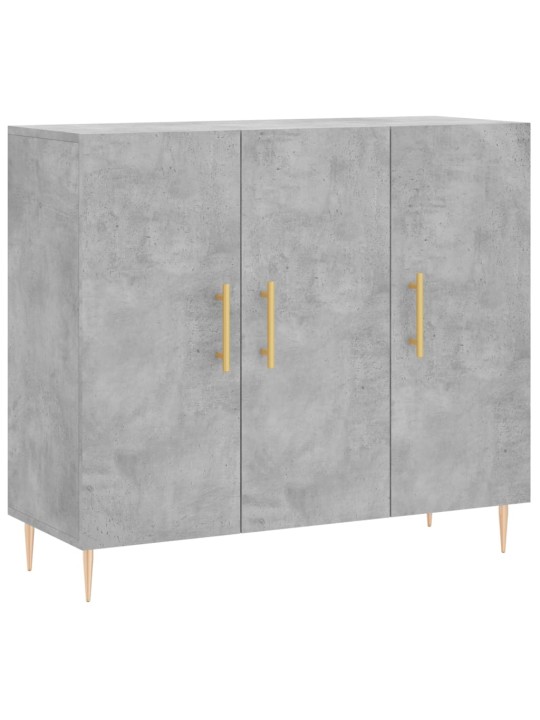 Příborník betonově šedý 90 x 34 x 80 cm kompozitní dřevo