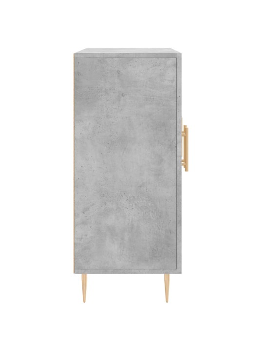 Příborník betonově šedý 90 x 34 x 80 cm kompozitní dřevo