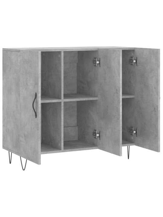 Příborník betonově šedý 90 x 34 x 80 cm kompozitní dřevo