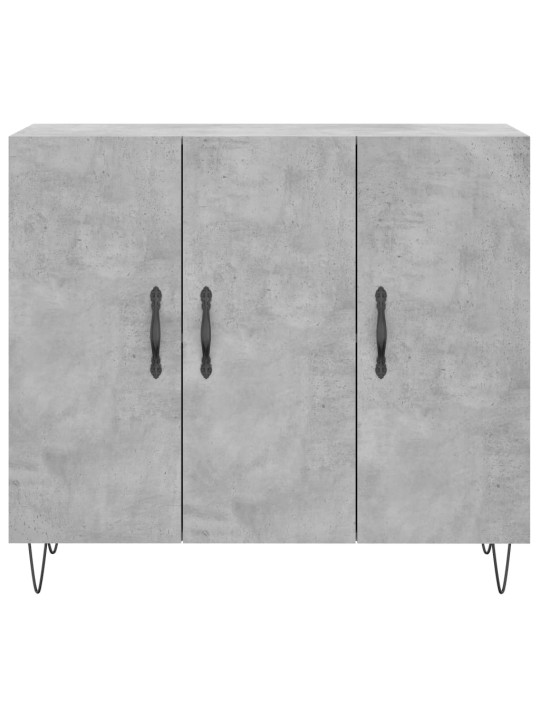 Příborník betonově šedý 90 x 34 x 80 cm kompozitní dřevo