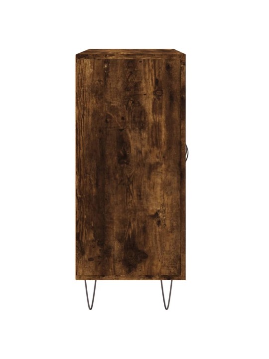 Příborník kouřový dub 90 x 34 x 80 cm kompozitní dřevo