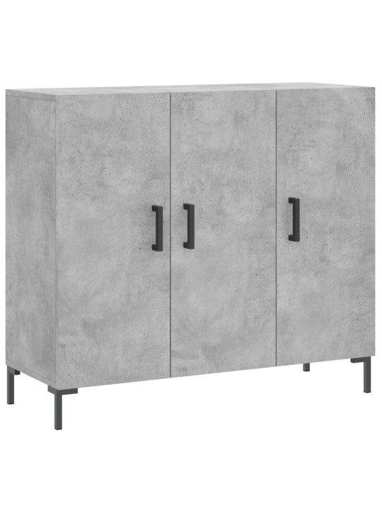 Příborník betonově šedý 90 x 34 x 80 cm kompozitní dřevo