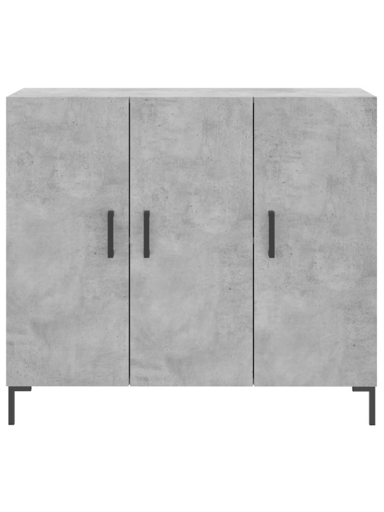 Příborník betonově šedý 90 x 34 x 80 cm kompozitní dřevo