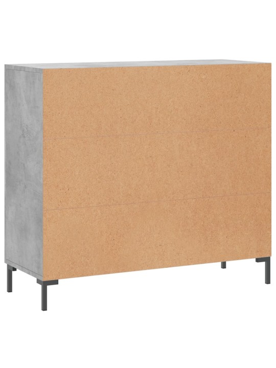 Příborník betonově šedý 90 x 34 x 80 cm kompozitní dřevo