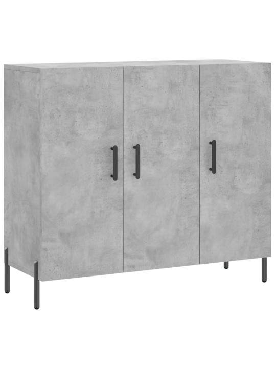 Příborník betonově šedý 90 x 34 x 80 cm kompozitní dřevo