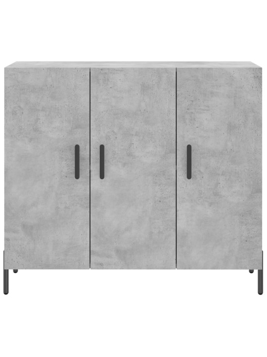 Příborník betonově šedý 90 x 34 x 80 cm kompozitní dřevo