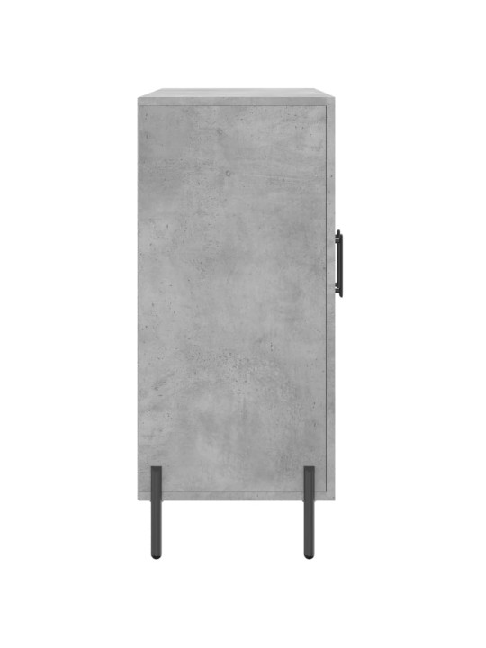 Příborník betonově šedý 90 x 34 x 80 cm kompozitní dřevo