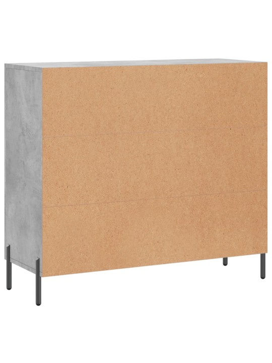 Příborník betonově šedý 90 x 34 x 80 cm kompozitní dřevo