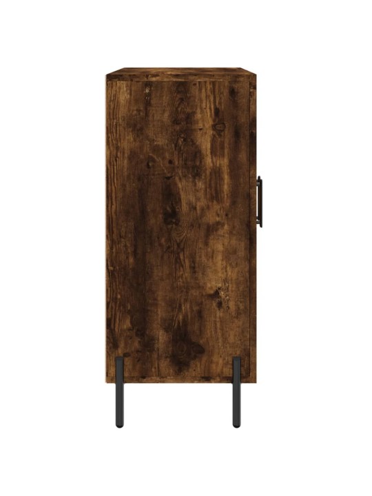 Příborník kouřový dub 90 x 34 x 80 cm kompozitní dřevo