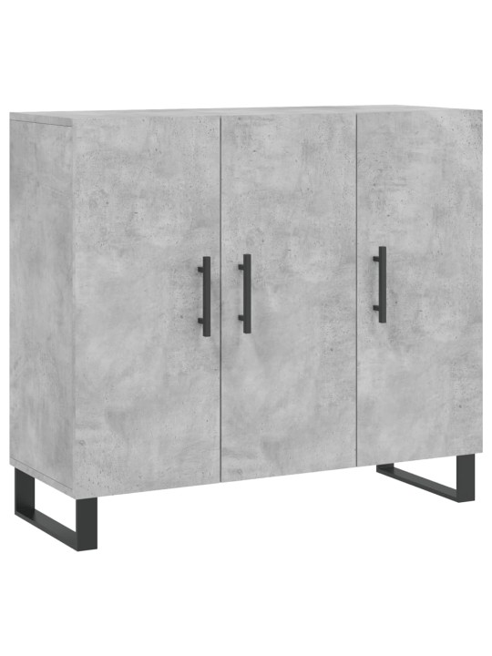 Příborník betonově šedý 90 x 34 x 80 cm kompozitní dřevo