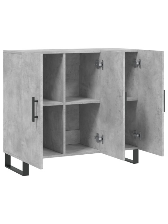 Příborník betonově šedý 90 x 34 x 80 cm kompozitní dřevo