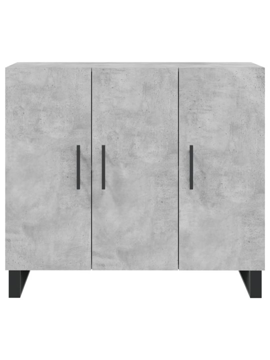 Příborník betonově šedý 90 x 34 x 80 cm kompozitní dřevo