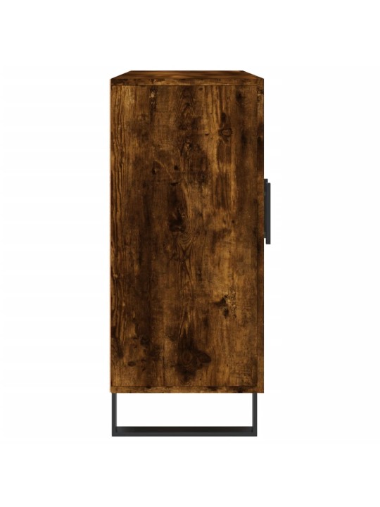 Příborník kouřový dub 90 x 34 x 80 cm kompozitní dřevo