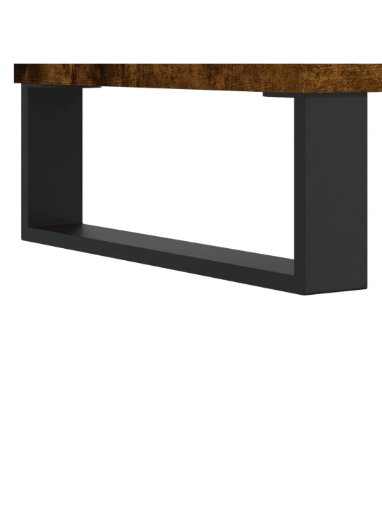 Příborník kouřový dub 90 x 34 x 80 cm kompozitní dřevo
