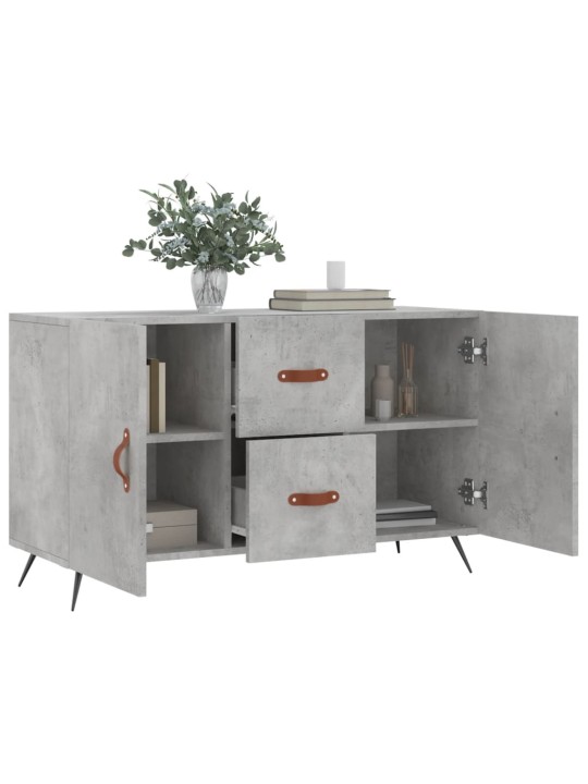 Příborník betonově šedý 100 x 36 x 60 cm kompozitní dřevo