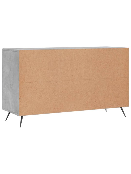Příborník betonově šedý 100 x 36 x 60 cm kompozitní dřevo