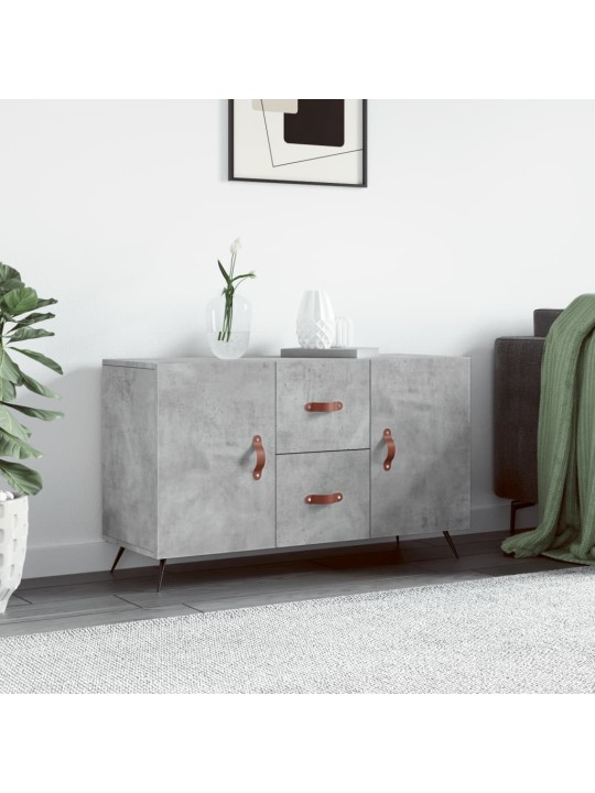Příborník betonově šedý 100 x 36 x 60 cm kompozitní dřevo