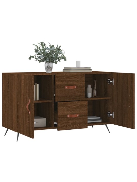 Příborník hnědý dub 100 x 36 x 60 cm kompozitní dřevo