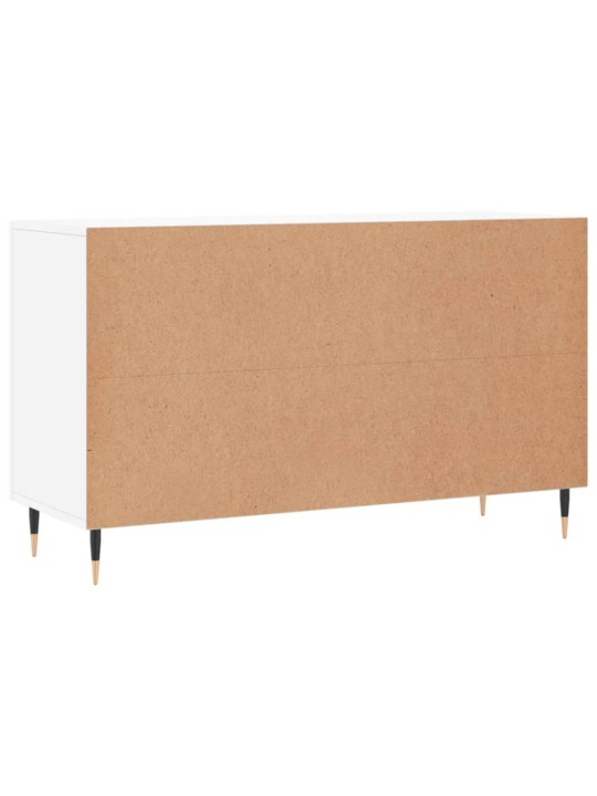 Příborník bílý s vysokým leskem 100x36x60 cm kompozitní dřevo
