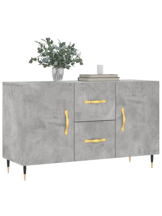 Příborník betonově šedý 100 x 36 x 60 cm kompozitní dřevo
