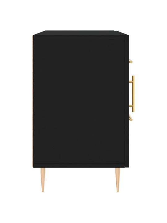 Příborník černý 100 x 36 x 60 cm kompozitní dřevo