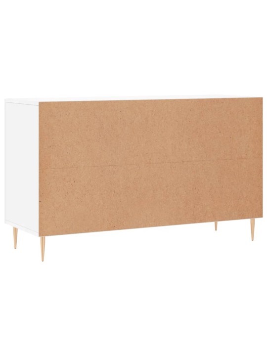 Příborník bílý s vysokým leskem 100x36x60 cm kompozitní dřevo