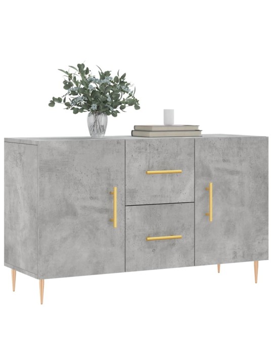 Příborník betonově šedý 100 x 36 x 60 cm kompozitní dřevo