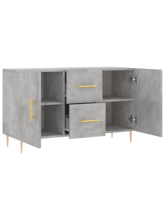 Příborník betonově šedý 100 x 36 x 60 cm kompozitní dřevo