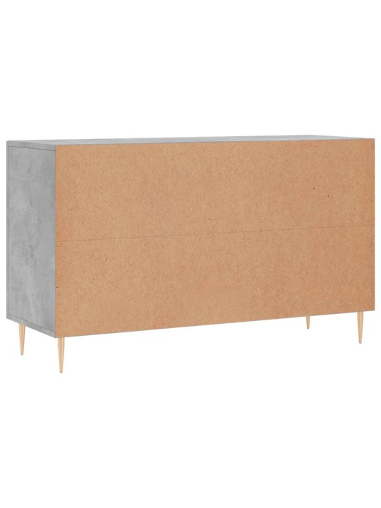 Příborník betonově šedý 100 x 36 x 60 cm kompozitní dřevo