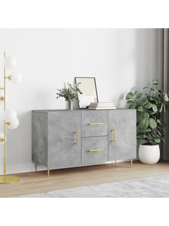 Příborník betonově šedý 100 x 36 x 60 cm kompozitní dřevo