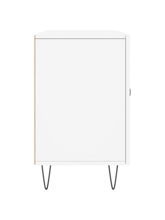 Příborník bílý 100 x 36 x 60 cm kompozitní dřevo