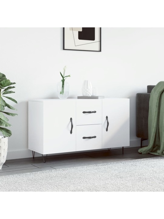 Příborník bílý 100 x 36 x 60 cm kompozitní dřevo