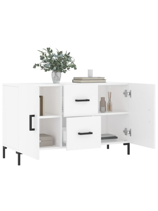 Příborník bílý 100 x 36 x 60 cm kompozitní dřevo