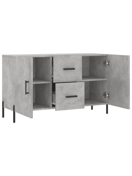 Příborník betonově šedý 100 x 36 x 60 cm kompozitní dřevo