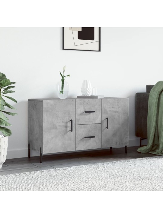 Příborník betonově šedý 100 x 36 x 60 cm kompozitní dřevo