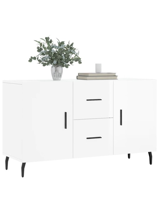 Příborník bílý s vysokým leskem 100x36x60 cm kompozitní dřevo