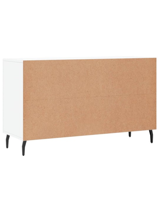 Příborník bílý s vysokým leskem 100x36x60 cm kompozitní dřevo