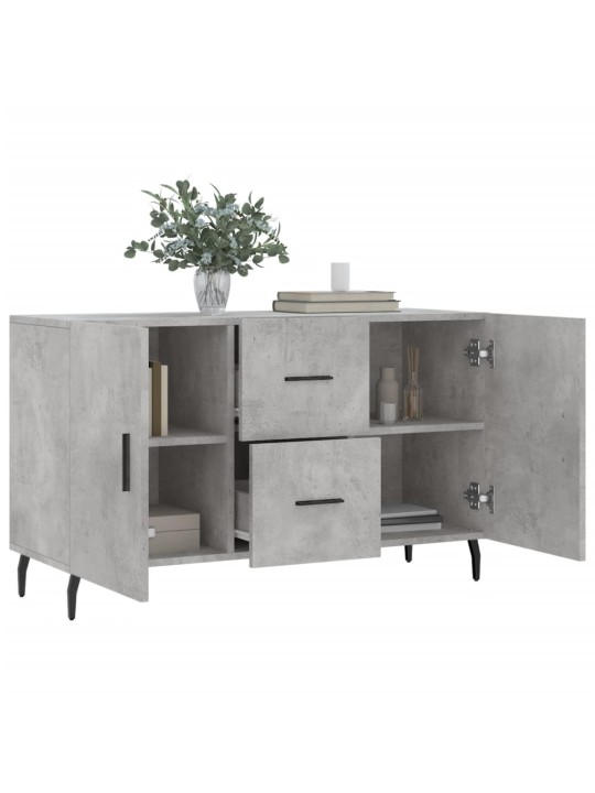 Příborník betonově šedý 100 x 36 x 60 cm kompozitní dřevo