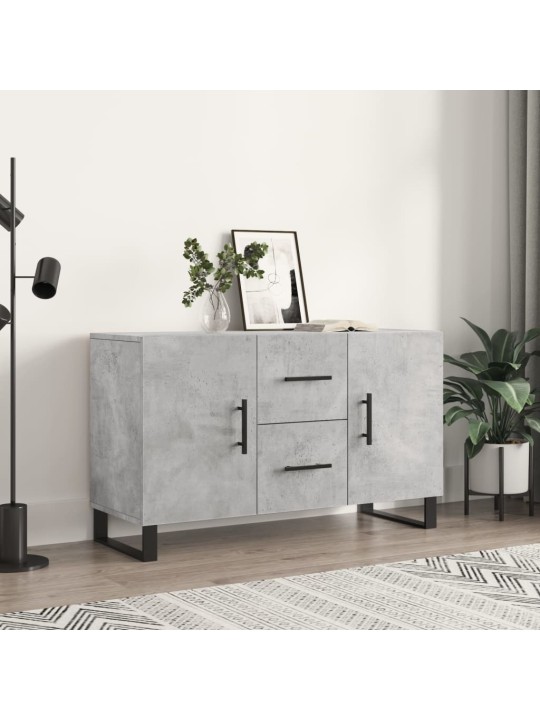 Příborník betonově šedý 100 x 36 x 60 cm kompozitní dřevo
