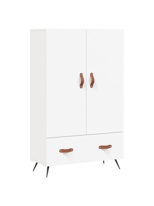 Skříň highboard bílá 69,5 x 31 x 115 cm kompozitní dřevo