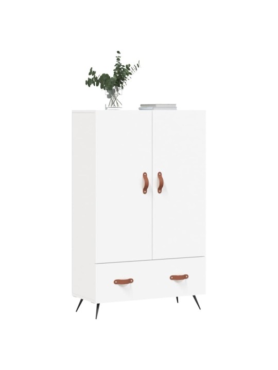 Skříň highboard bílá 69,5 x 31 x 115 cm kompozitní dřevo