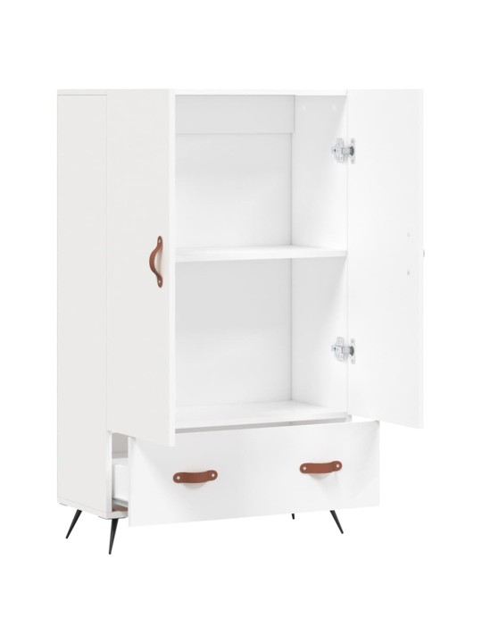 Skříň highboard bílá 69,5 x 31 x 115 cm kompozitní dřevo