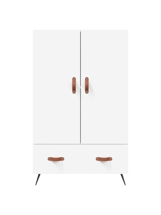 Skříň highboard bílá 69,5 x 31 x 115 cm kompozitní dřevo
