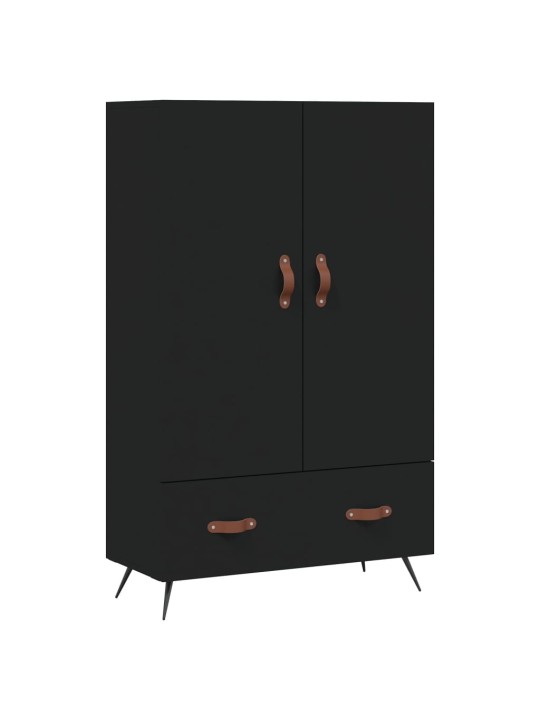 Skříň highboard černá 69,5 x 31 x 115 cm kompozitní dřevo