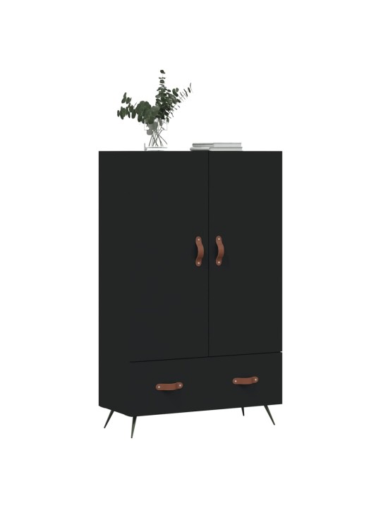 Skříň highboard černá 69,5 x 31 x 115 cm kompozitní dřevo