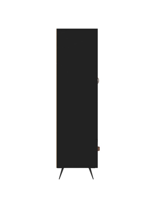 Skříň highboard černá 69,5 x 31 x 115 cm kompozitní dřevo
