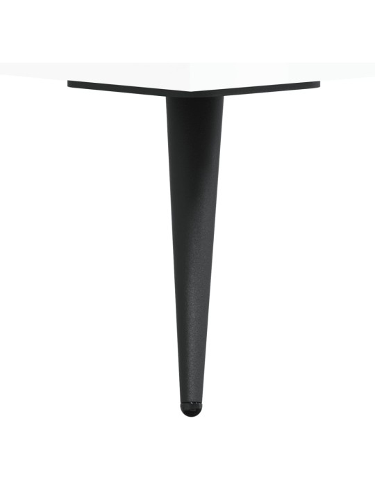 Skříň highboard lesklá bílá 69,5 x 31 x 115 cm kompozitní dřevo
