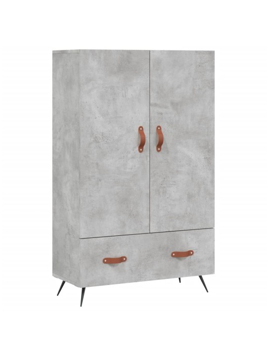 Skříň highboard betonově šedá 69,5x31x115 cm kompozitní dřevo